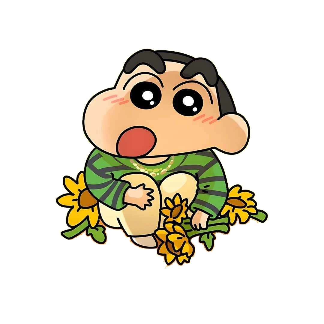 Mr.chan With Sunflower Sticker